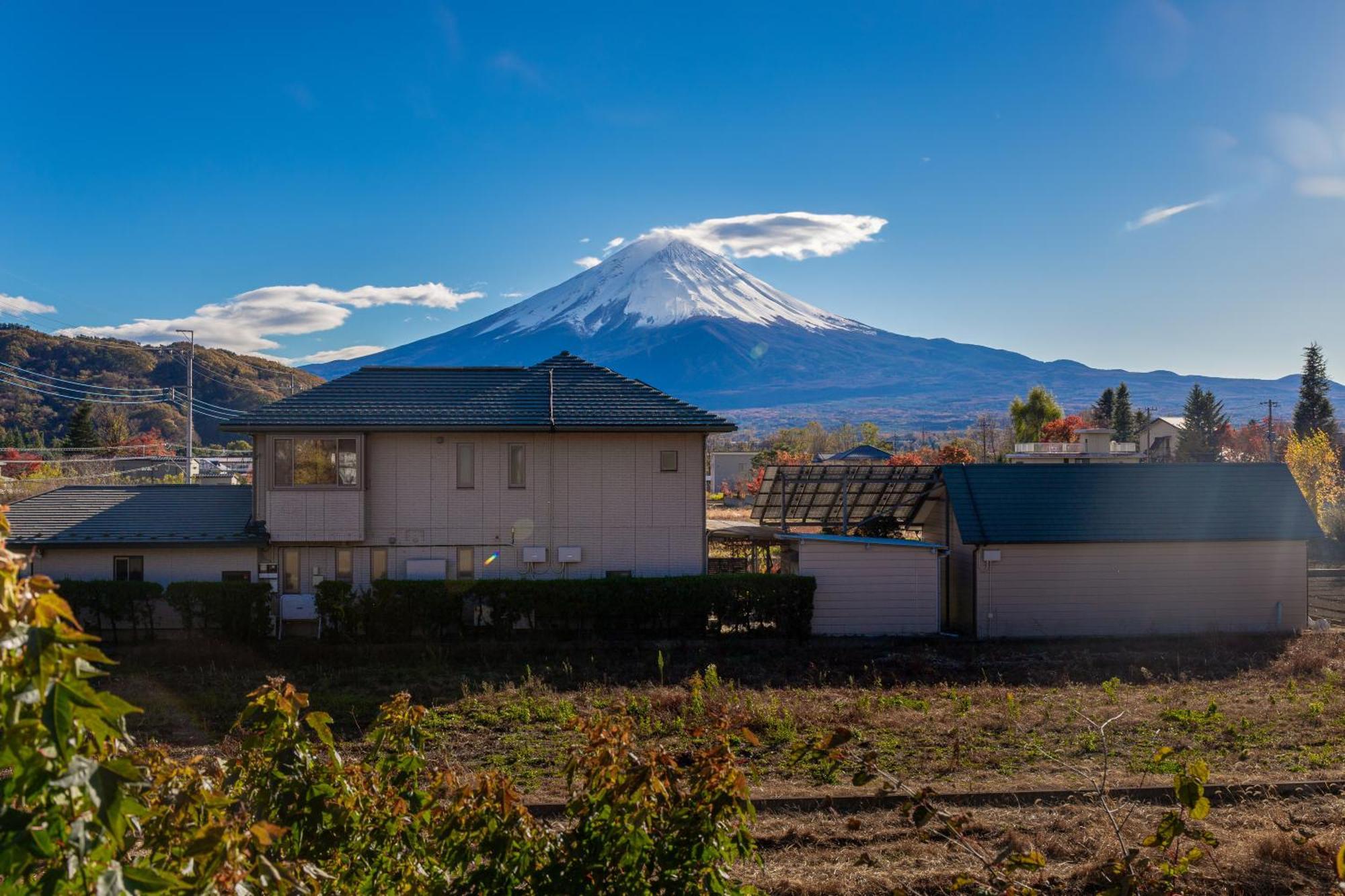 View Of Mt Fuji Free Transportation Bicycle Rental Ok 富士山眺望 فوجيكاواجوتشيكو المظهر الخارجي الصورة